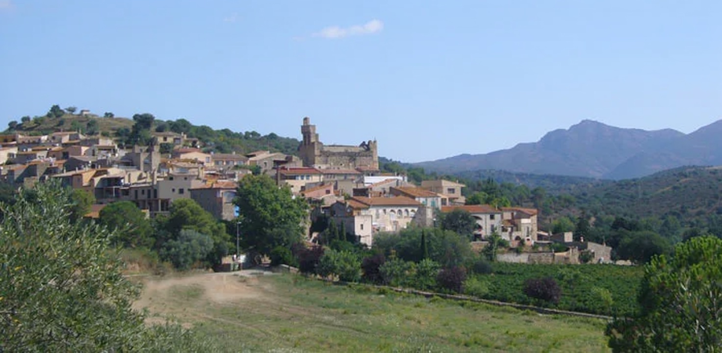 View over the village of Rabós, Alt Empordà